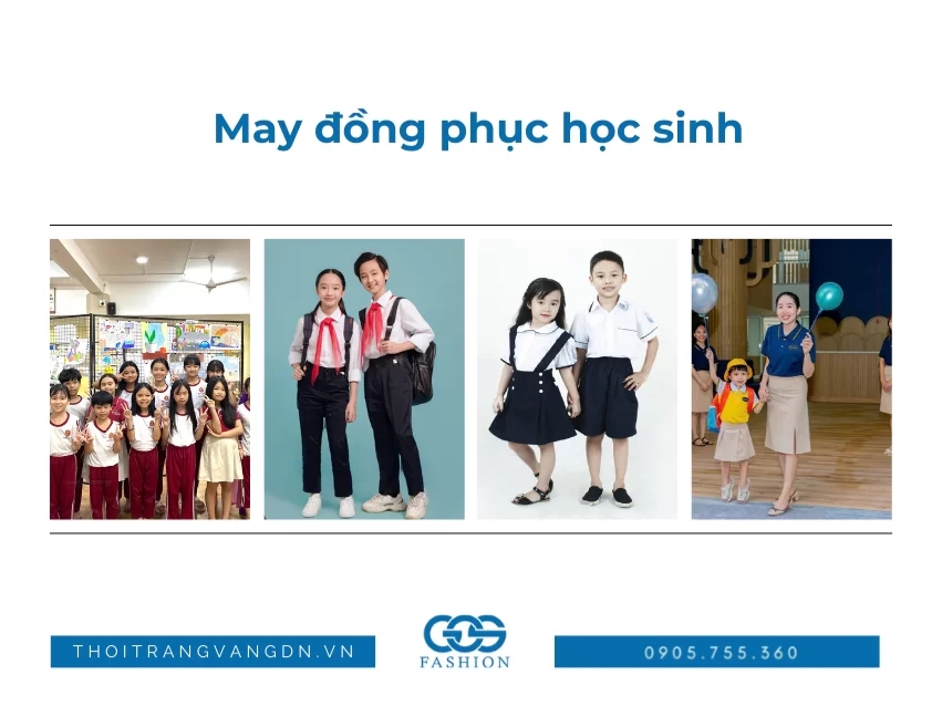 May đồng phục học sinh tại Đà Nẵng