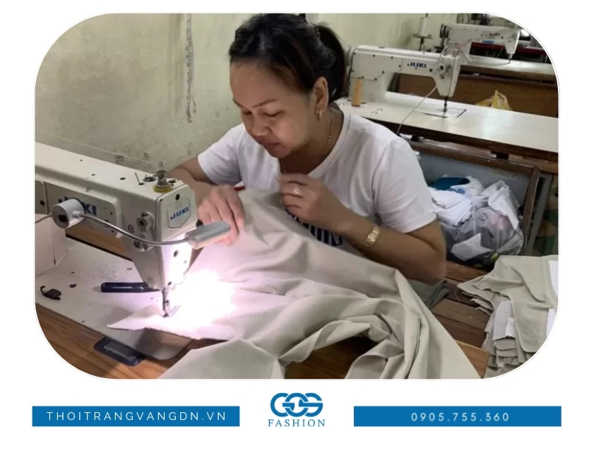 Đội ngũ nhân sự lành nghề tỉ mỉ đến từng đường kim mũi chỉ